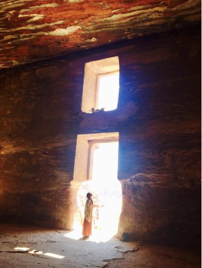 Entrance to tomb Petra